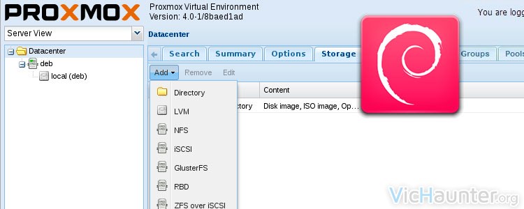 Cómo instalar proxmox 4 en debian jessie