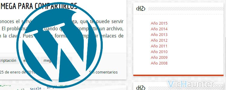 Cómo modificar el título de los widgets en Wordpress