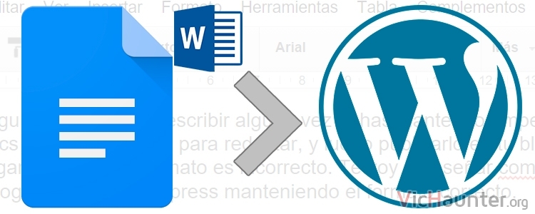 Cómo copiar de google docs a Wordpress