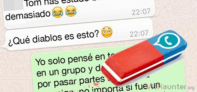 Cómo borrar el historial de una sola conversación de whatsapp