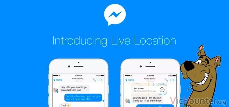 Cómo enviar la ubicación en vivo con messenger