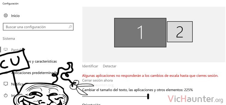 Cómo modificar tamaño texto creators update