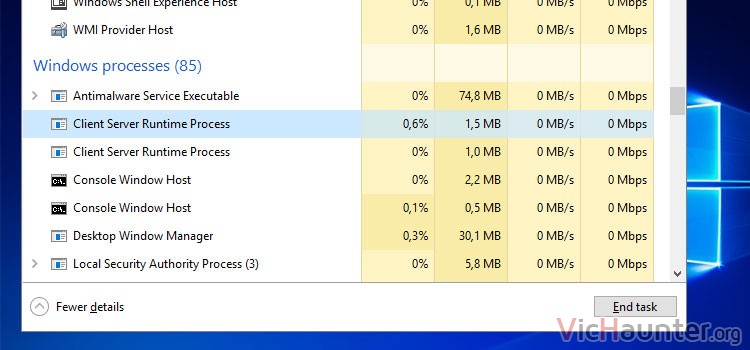 qué es el proceso csrss.exe