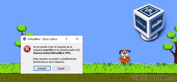 Cómo arreglar error no se crea carpeta virtualbox