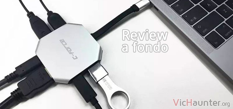 Review completa del hub usb-c hdmi c-force