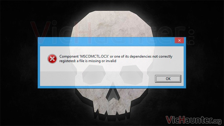 Cómo arreglar error mscomctl.ocx o comdlg32.ocx no encontrado