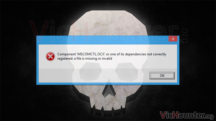 Cómo arreglar error mscomctl.ocx o comdlg32.ocx no encontrado