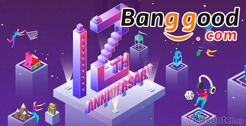 Banggood celebra su 12 aniversario con grandes ofertas y promociones