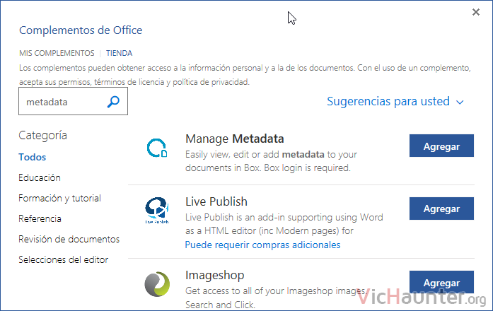 Cómo instalar usar y eliminar complementos de Microsoft Office -  