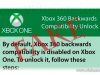 Supuesto método para «desbloquear» la retrocompatibilidad de XBOX One