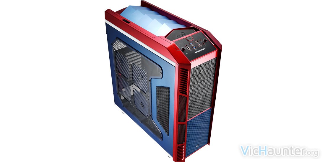 Caja aerocool xpredator br capitan america