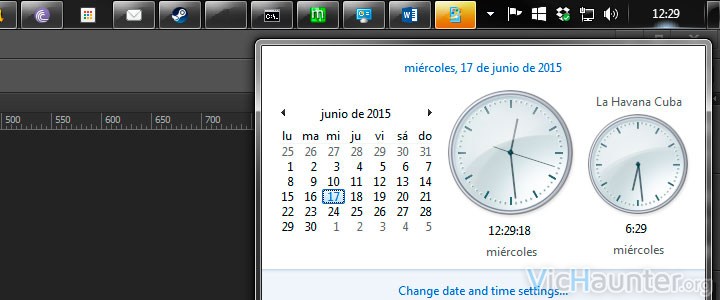 Como agregar varios relojes con distintos husos horarios en Windows