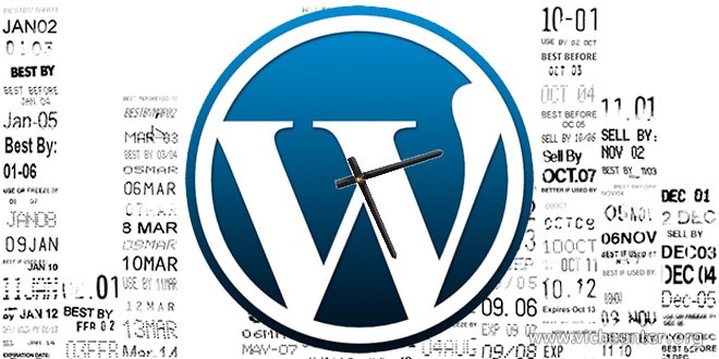 Como cambiar el formato de fecha y hora en wordpress