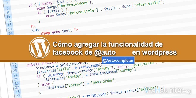 Como activar autocompletar en wordpress como el de facebook