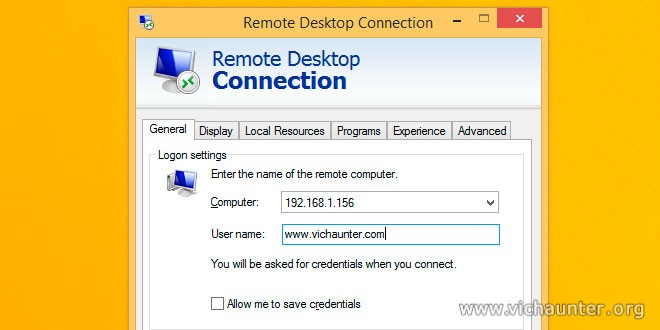 como conectarse con conexion a escritorio remoto windows 8