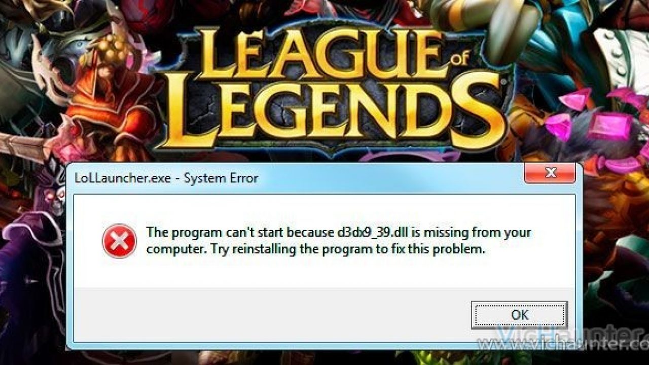 Como Solucionar El Error D3dx9 39 Dll Del Lol Y Otros Programas Vichaunter Org