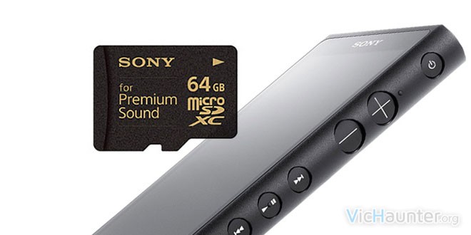 Sony microsd for premium sound en japón