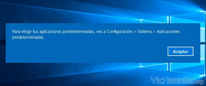 Como cambiar programas predeterminados windows 10