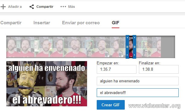 Herramienta para crear gifs animados youtube